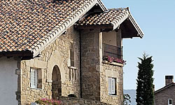 南欧風住宅の外観の写真